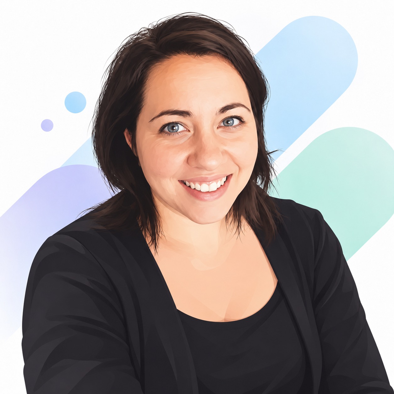 Illustrated portrait of Francesca Crisafulli